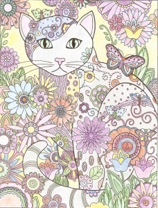 Cat Coloring by Linda A. Mohr